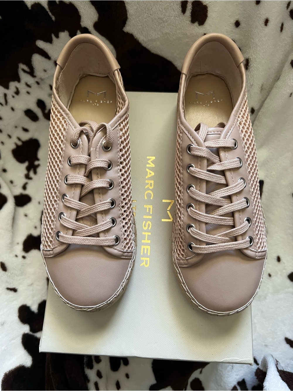 Marc Fisher LTD Macey Perforated Sneaker - Picture 2 of 7